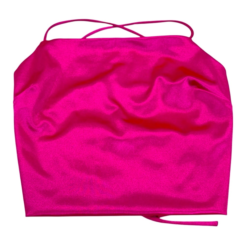 NWOT Better Be Pink Crop Corset